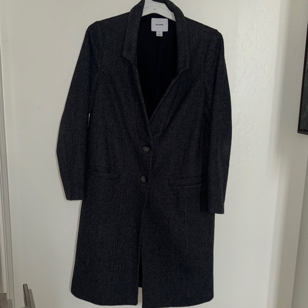 Old Navy Dark Navy Blazer Coat